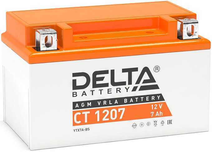 Delta CT 1207 Аккумуляторы фото, изображение