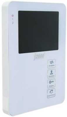 J2000-DF-ДИАНА (белый) 4" Цветные видеодомофоны фото, изображение